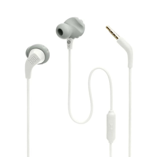 JBL Endurance RUN 2 Wired Sports In Ear Headphones white