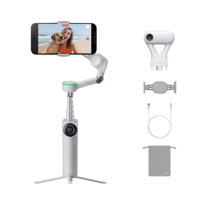 Insta360 Flow 2 Pro AI Tracker Bundle - Grey