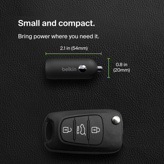 Belkin BoostCharge USB-C PD Car Charger 30W