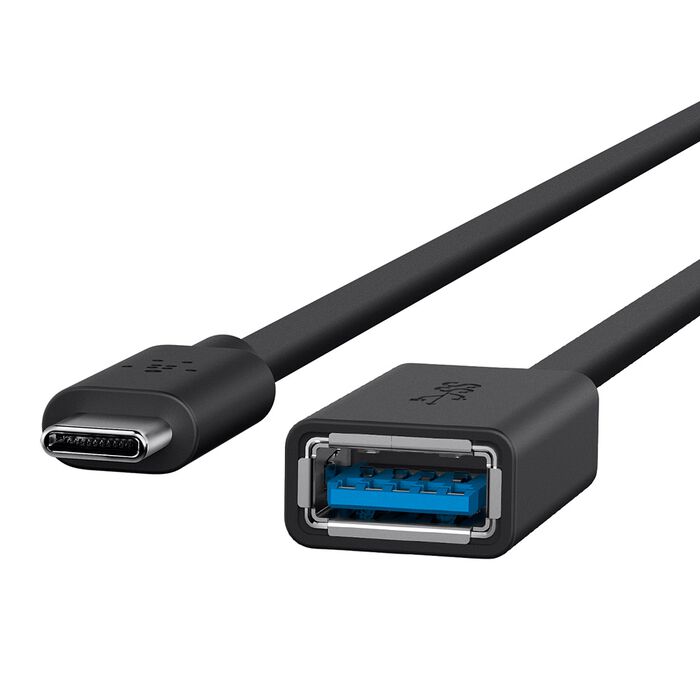 Belkin USB-C 3.0 to USB-A (F) Adapter, up to 5Gbps transfer speeds