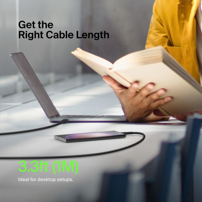 Belkin BoostCharge USB-C to USB-C Cable, 1M, Black