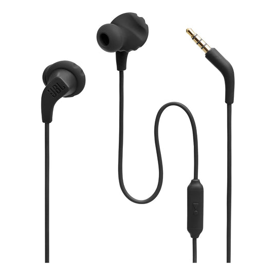 JBL Endurance RUN 2 Wired Sports In Ear Headphones Black