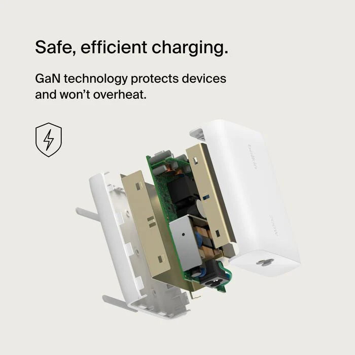 Belkin BoostCharge PRO 200W 4-Ports GaN Desktop Charger (140W C1+C2 Max, 60W C3+C4 Max)