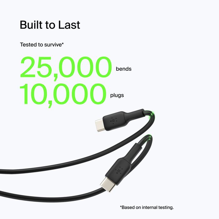 Belkin BoostCharge USB-C to USB-A Cable, 1M, Black