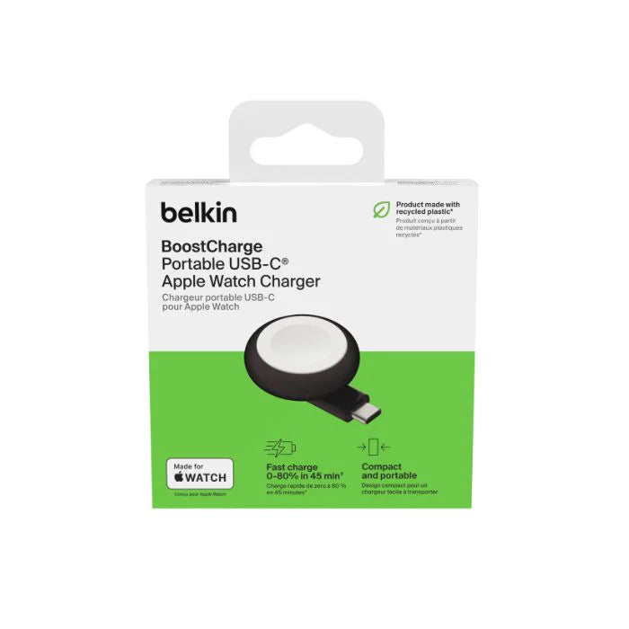 Belkin BoostCharge Pro
Portable USB-C Fast Charger Dongle for Apple Watch