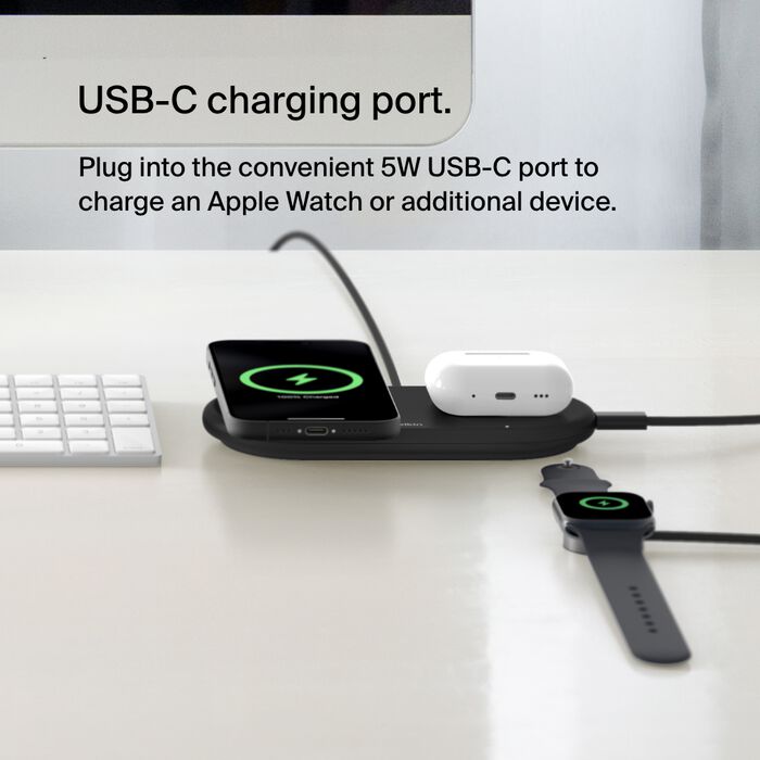 Belkin BoostCharge Pro
2-in-1 Magnetic Wireless Charging Pad with Qi2 15W