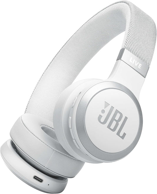 JBL LIVE 670NC Wireless Over-Ear ANC Headphones WHITE