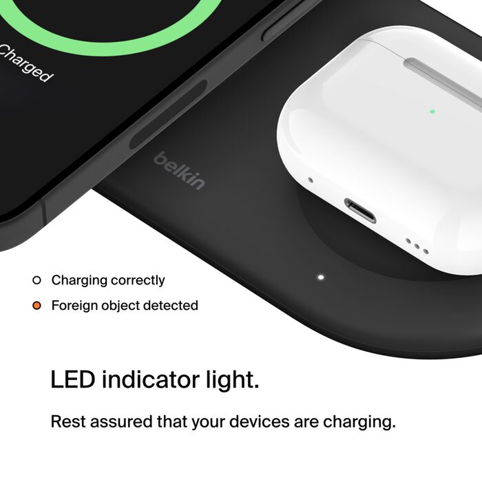 Belkin BoostCharge Pro
2-in-1 Magnetic Wireless Charging Pad with Qi2 15W