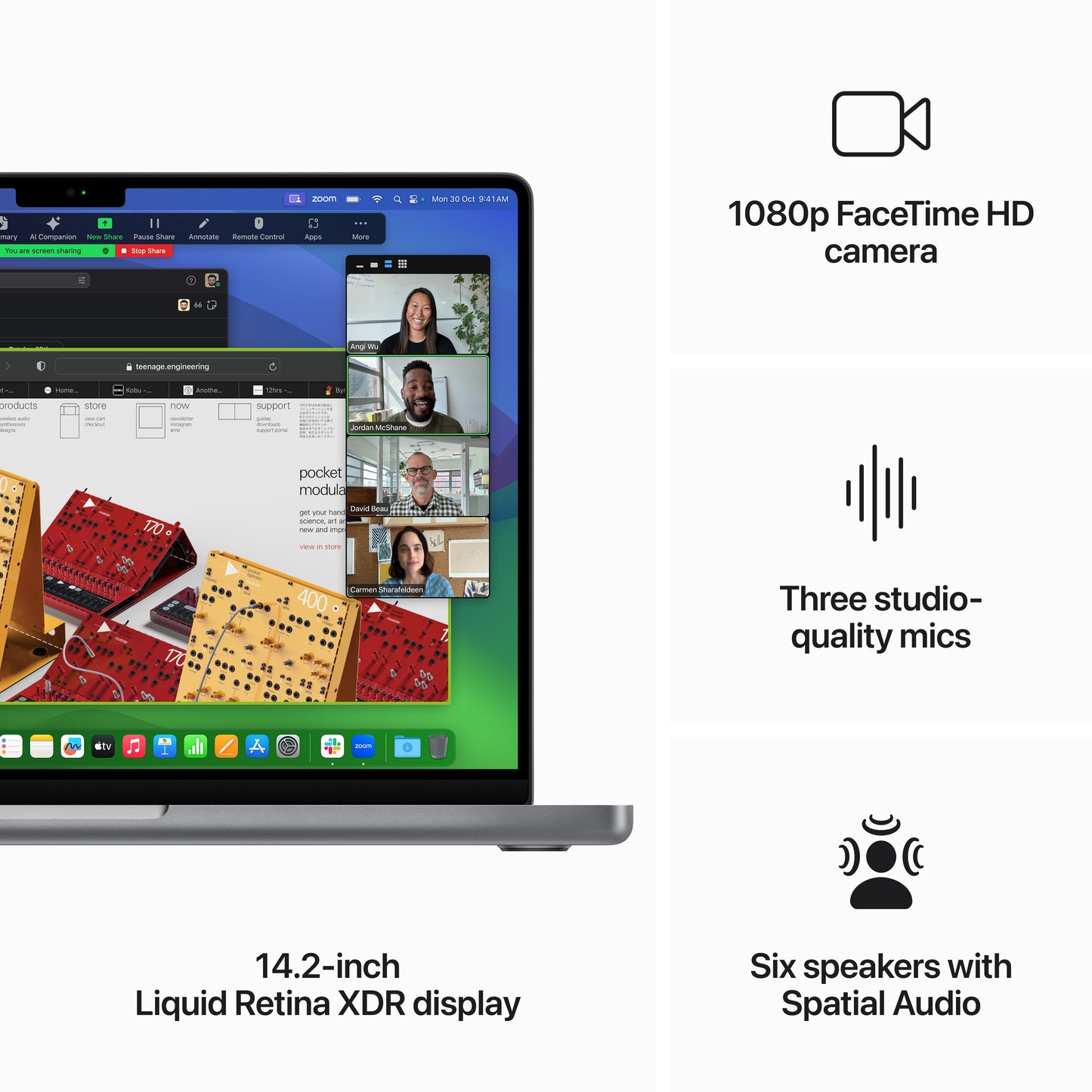 MacBook Pro 14-inch Apple M3 chip with 8_core CPU and 10_core GPU, 1TB SSD