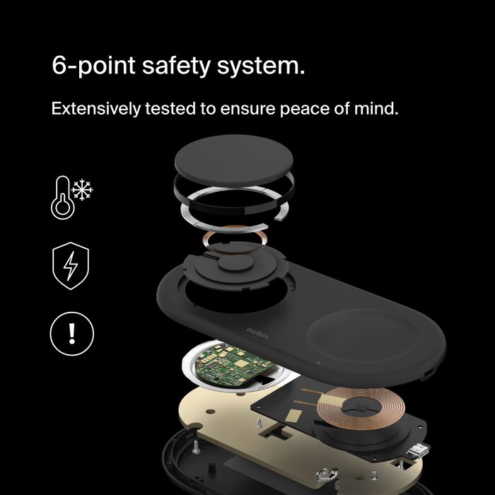 Belkin BoostCharge Pro
2-in-1 Magnetic Wireless Charging Pad with Qi2 15W