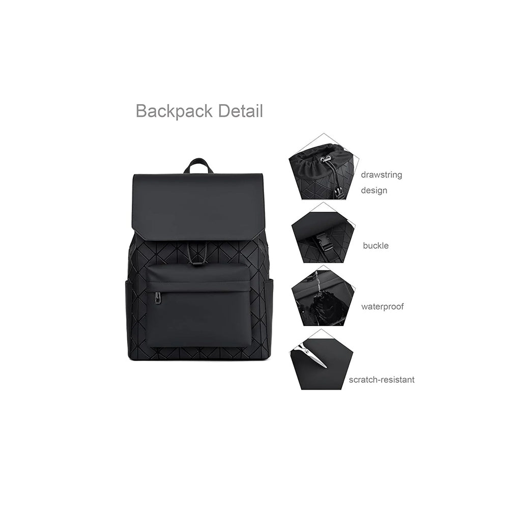 okade Laptop Backpack Up to 17" Laptops 1612 Protective Case Water Resistant Exterior Stylish & Durable - Black
