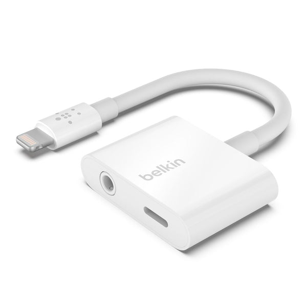 Belkin 3.5 mm Audio + Charge Adapter Made for iPhone, iPad