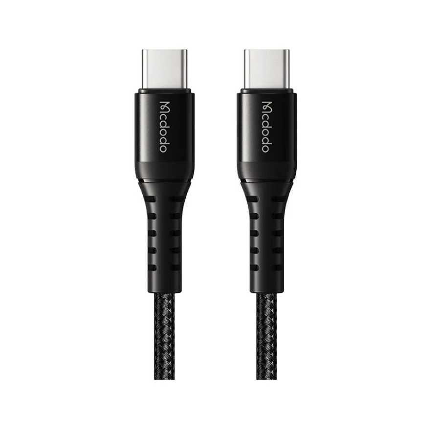 MCDODO USB-C To USB-C Bending Reinforced Cable - BLACK