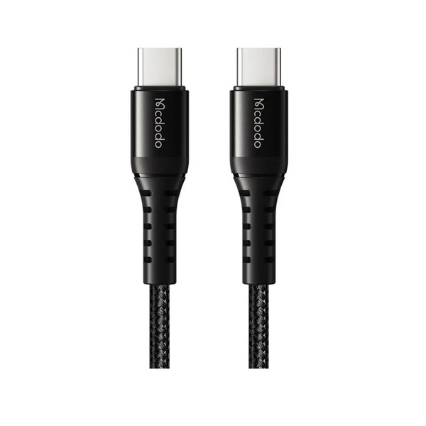 MCDODO USB-C To USB-C Bending Reinforced Cable - BLACK