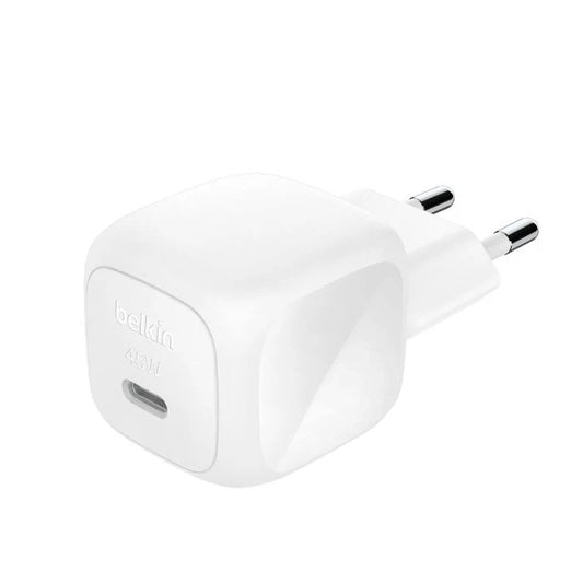 Belkin BoostCharge 45W USB PD WALL CHARGER WITH PPS, WHT