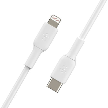 Belkin BoostCharge USB-C to Lightning Cable, 1M, White