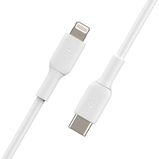 Belkin BoostCharge USB-C to Lightning Cable, 1M, White