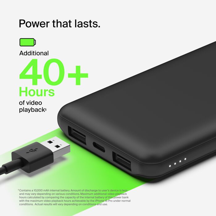 Belkin Power Bank 10K- Black
