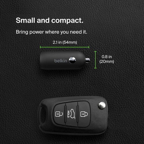 Belkin BoostCharge USB-C PD Car Charger 30W