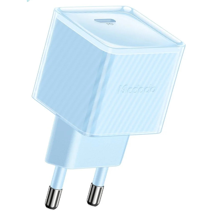MCDODO GaN PD Type-C Charging Adapter (20W) - Blue