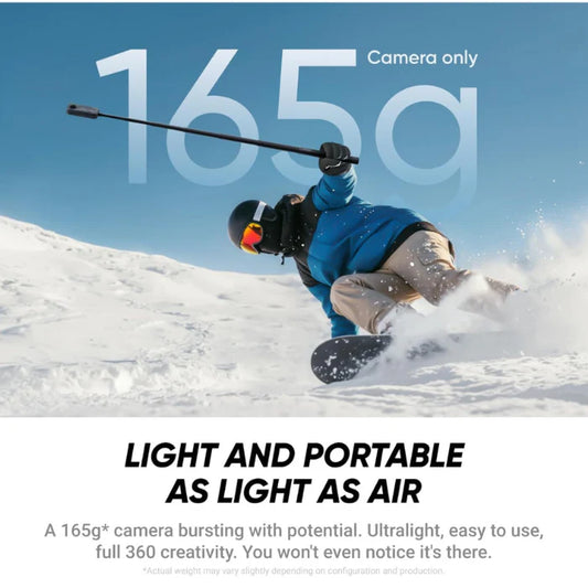 Insta360 X4 Air Standard Bundle | Lightest 8K 360 Action Camera