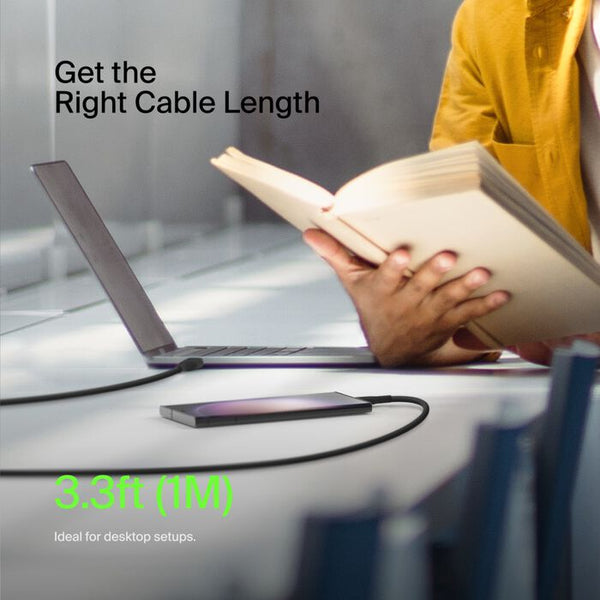 Belkin BoostCharge USB-C to USB-A Cable, 1M, Black