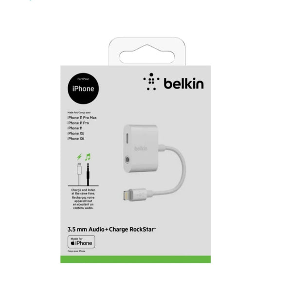 Belkin Lightning Audio + Charge RockStar  Made for iPhone, iPad
