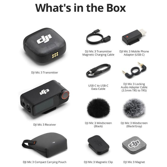 DJI MIC 3  (1 TX + 1 RX) (CE)