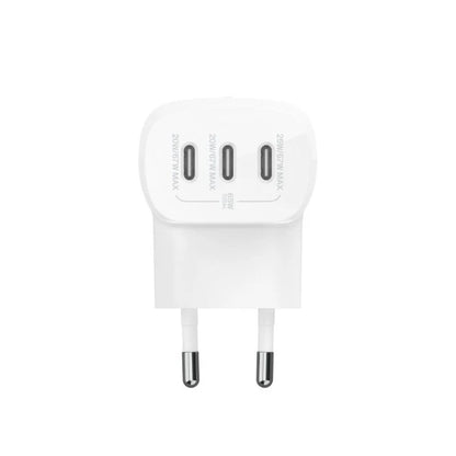 Belkin BoostCharge 3 Port USB-C  Wall Charger with PPS 67W