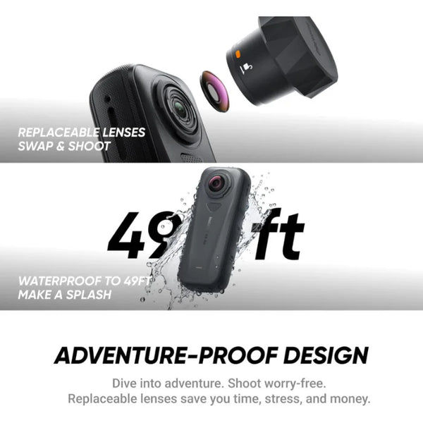 Insta360 X4 Air Standard Bundle | Lightest 8K 360 Action Camera