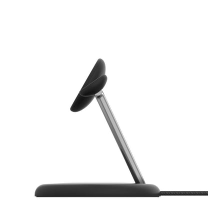 Belkin BoostCharge 3-in-1 Magnetic Charging Stand with Qi2 Fast Wireless Charging 15W, Black
