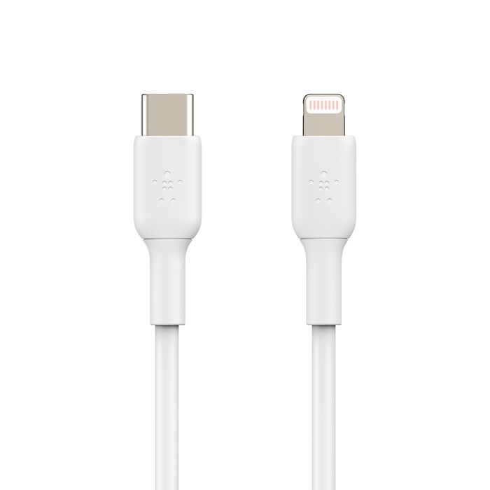 Belkin BoostCharge USB-C to Lightning Cable, 1M, White