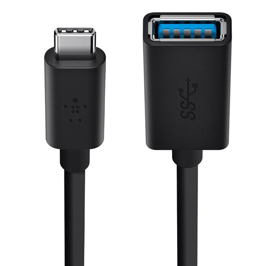 Belkin USB-C 3.0 to USB-A (F) Adapter, up to 5Gbps transfer speeds