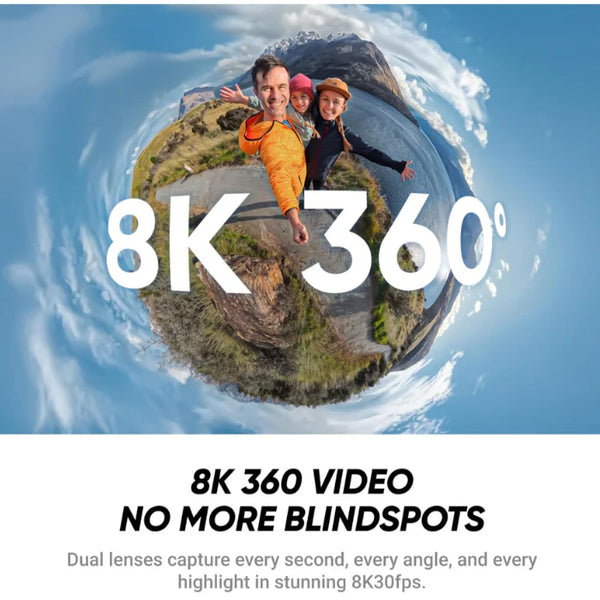 Insta360 X4 Air Standard Bundle | Lightest 8K 360 Action Camera