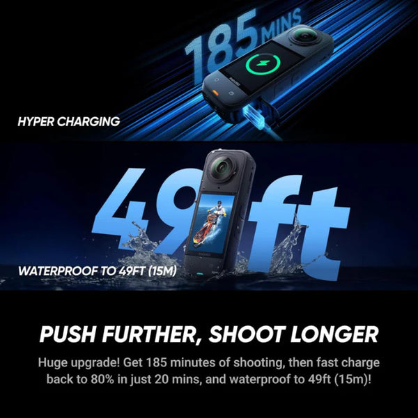 Insta360 X5 StandAlone 15M Waterproof 8K 360 Action Camera