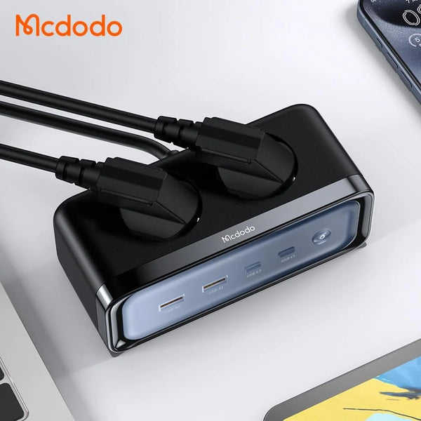 Mcdodo GaN Power Strip 70W Lightning Protection - Black