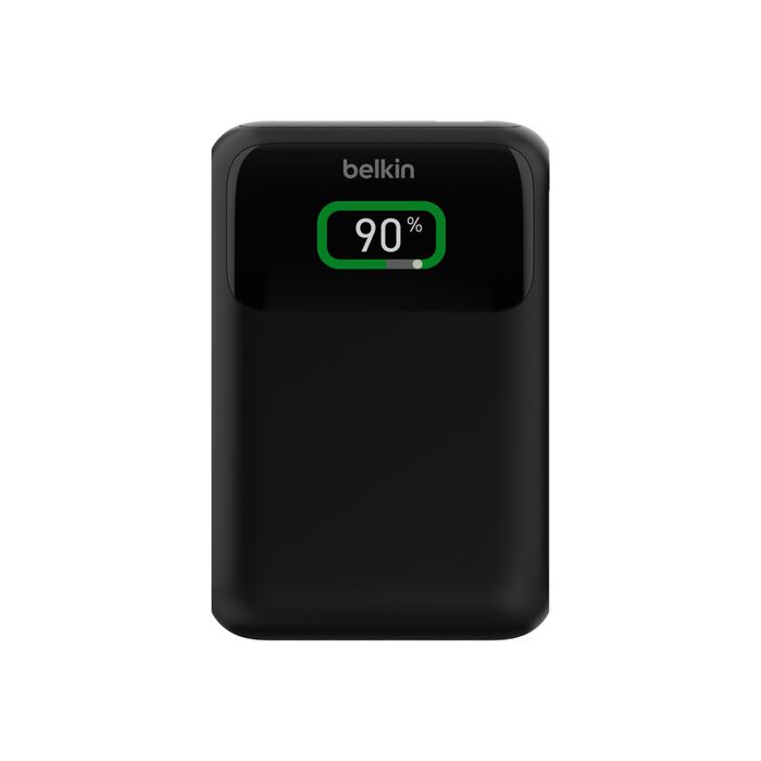 Belkin BoostCharge Pro 3-Port Laptop Power Bank 20K, 65W PD, Black