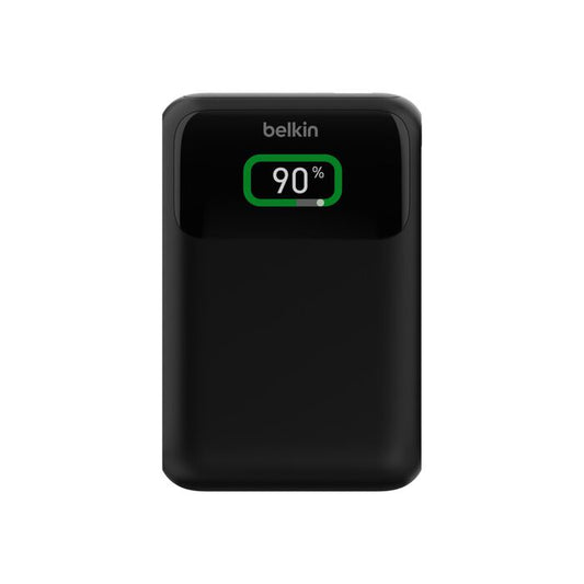 Belkin BoostCharge Pro 3-Port Laptop Power Bank 20K, 65W PD, Black