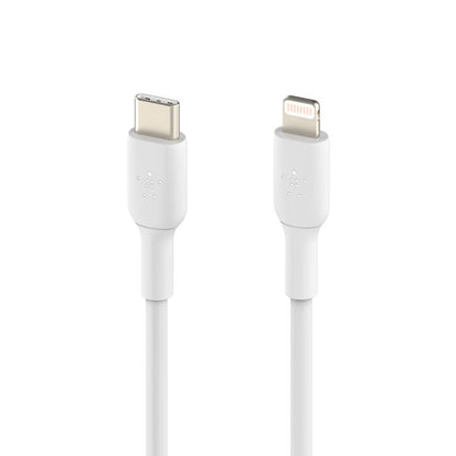 Belkin BoostCharge USB-C to Lightning Cable, 1M, White