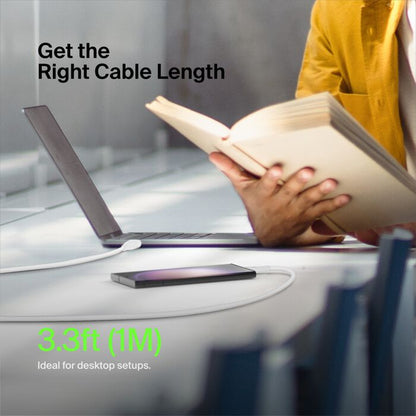 Belkin BoostCharge USB-C to USB-C Cable, 1M, White