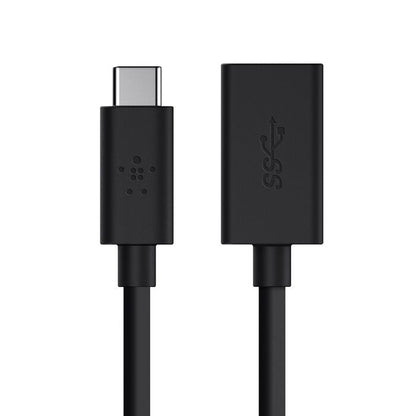 Belkin USB-C 3.0 to USB-A (F) Adapter, up to 5Gbps transfer speeds