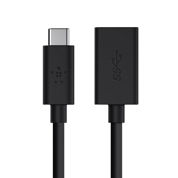 Belkin USB-C 3.0 to USB-A (F) Adapter, up to 5Gbps transfer speeds