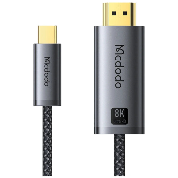 Mcdodo CA-804 / CA-8040 Cable Flow USB-C to HDMI 8K 60Hz 2m Metallic Gray