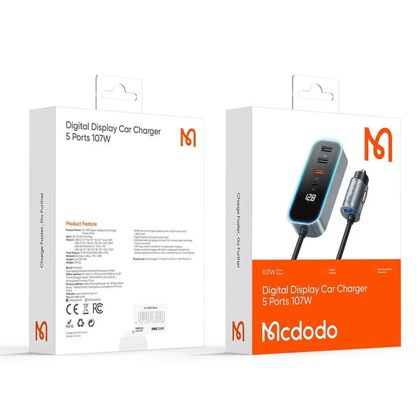 Mcdodo Charger 107W Fast Car Charger