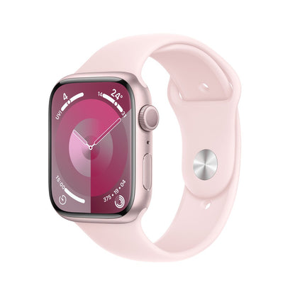Apple Watch Series 9 GPS 45MM Pink Aluminium Case with Light Pink Sport