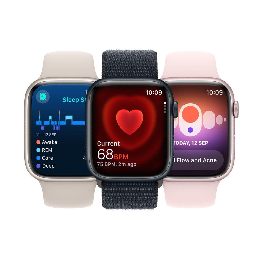 Apple Watch Series 9 GPS 45MM Pink Aluminium Case with Light Pink Sport