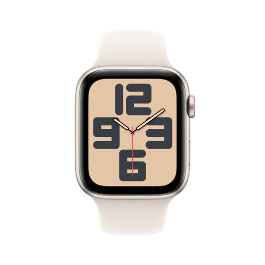 Apple Watch SE GPS 40mm Starlight Aluminium Case with Starlight Sport Band