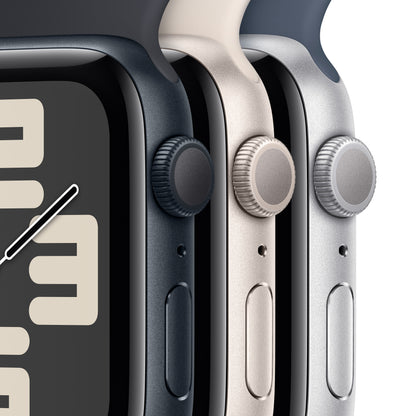 Apple Watch SE GPS 44mm Midnight Aluminium Case with Midnight Sport Band