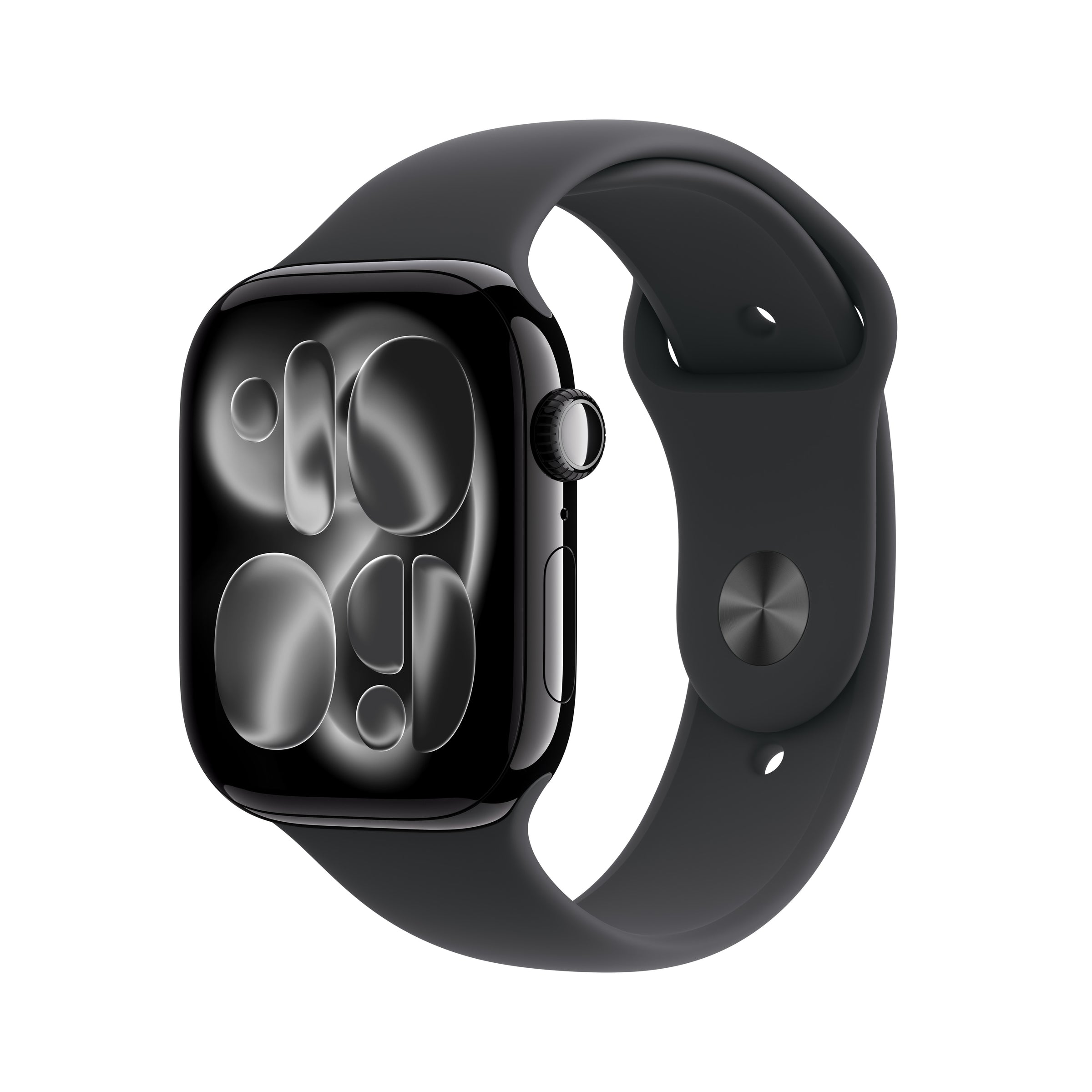 Apple Watch Series 11 GPS 46mm Jet Black Aluminium Case with Black Sport Band