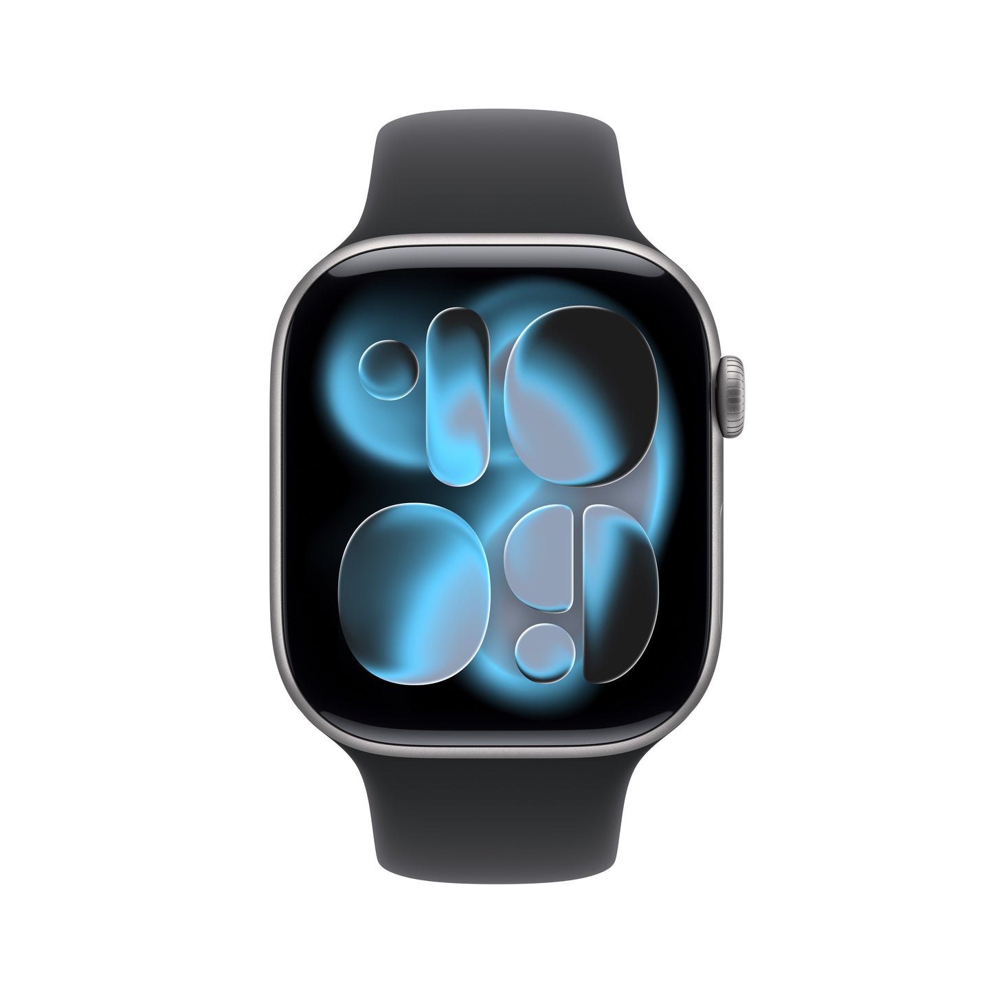 Apple Watch Series 11 GPS 46mm Space Grey Aluminium Case with Black Sport Band